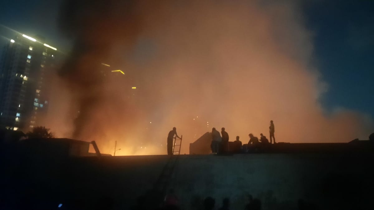 The Night Fire Hit Out Neighborhood